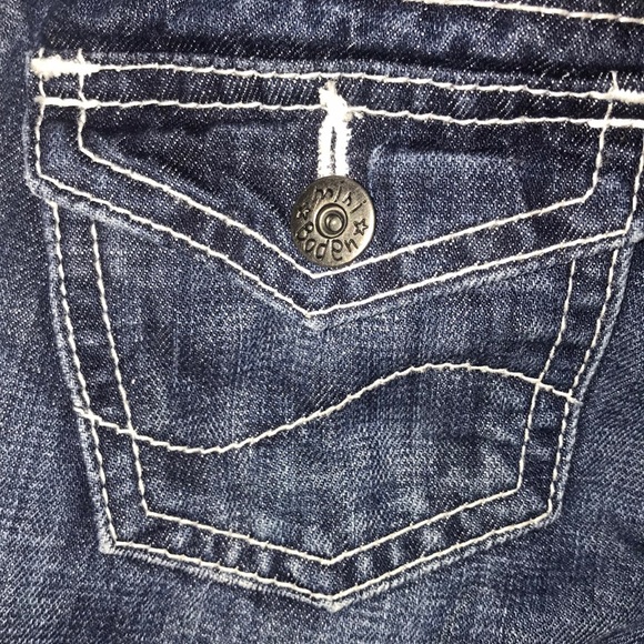 Mini Boden Capri jeans 1 1/2-2 years like new - Picture 3 of 4